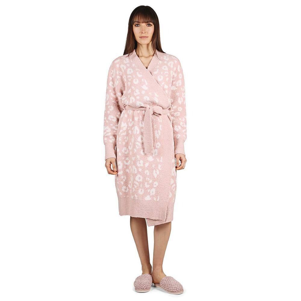 Женский уютный вязаный короткий халат с длинными рукавами и леопардовым принтом MeMoi, цвет Pink Ivory
Женский уютный вязаный короткий халат с длинными рукавами и леопардовым принтом MeMoi, цвет Pink Ivory