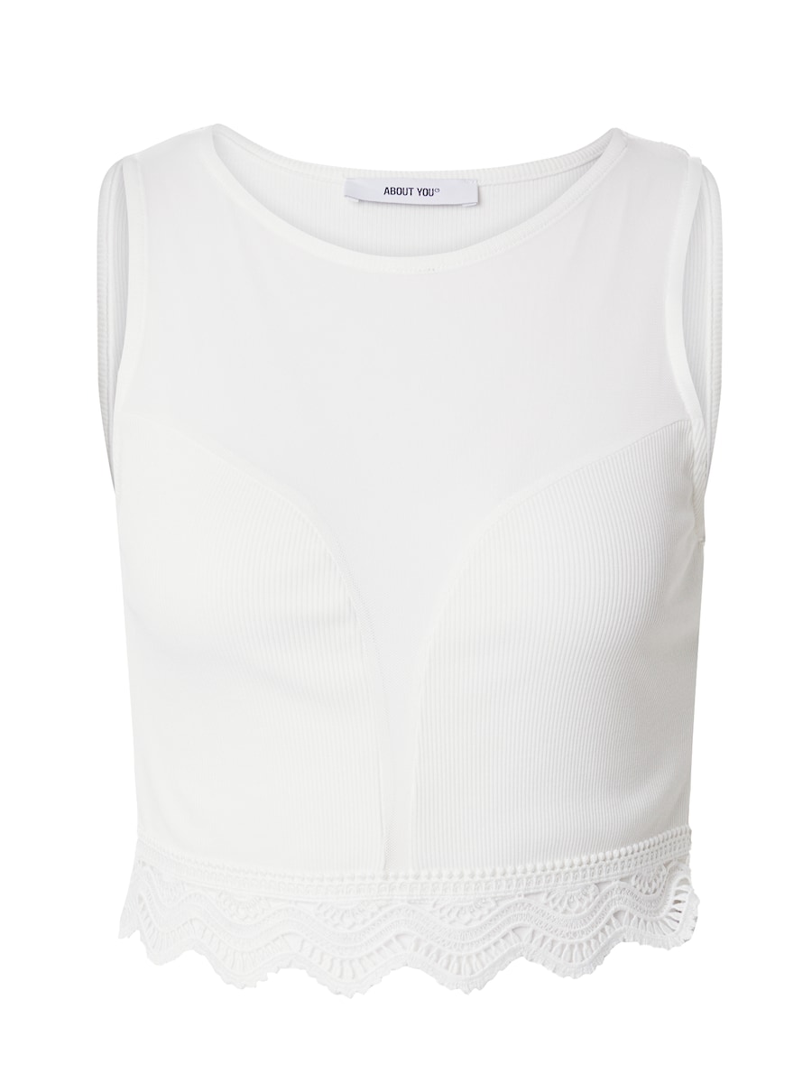 Топ ABOUT YOU Suzi, белый
Топ ABOUT YOU Suzi, белый