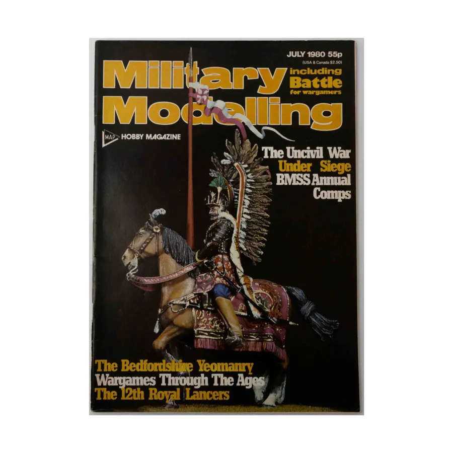 Том. 10, №7 «Ангражданская война, в осаде, ежегодные соревнования BMSS», Military Modelling Magazine (Model & Allied Publications)
Том. 10, №7 «Ангражданская война, в осаде, ежегодные соревнования BMSS», Military Modelling Magazine (Model & Allied Publications)