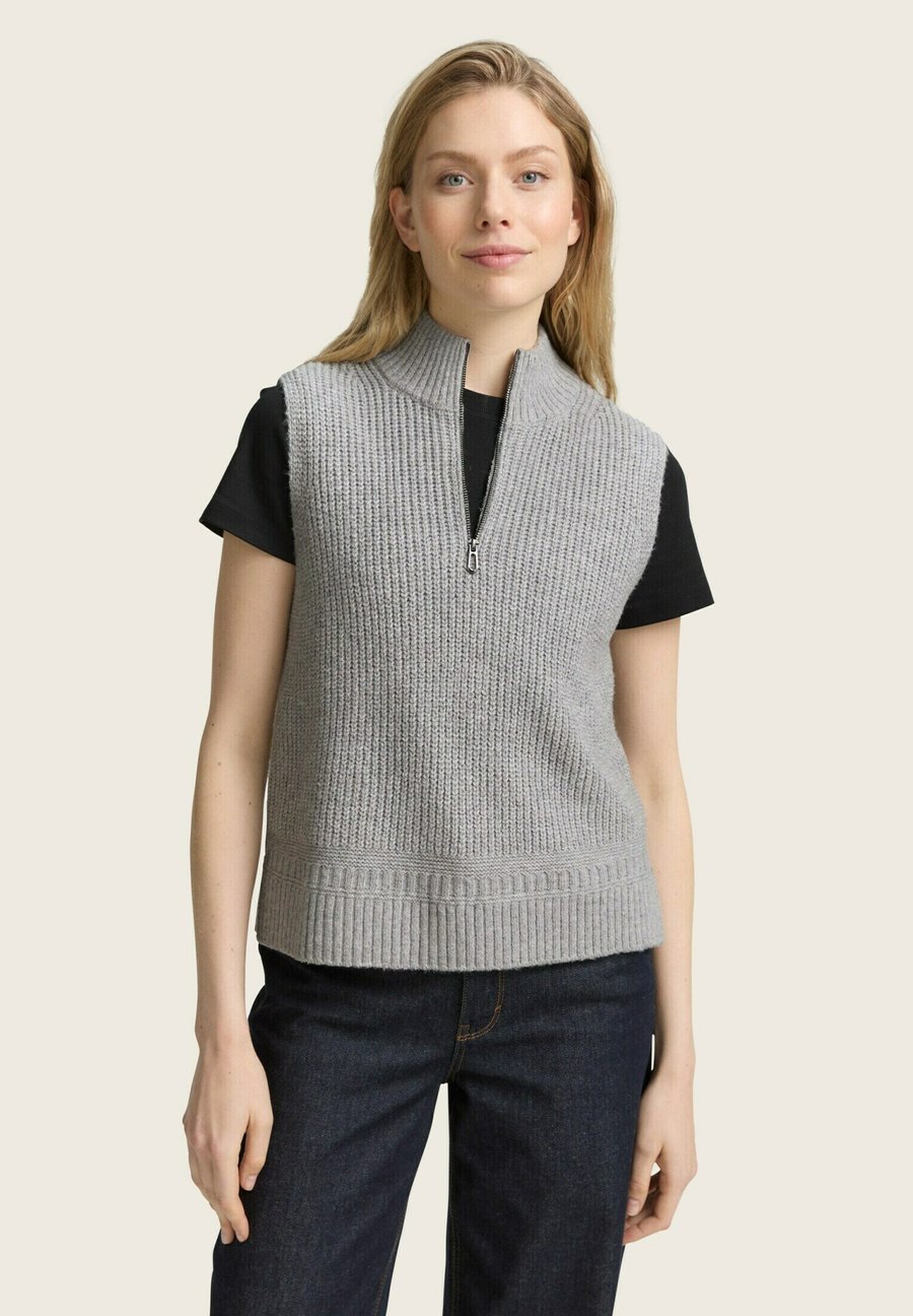 Топ TOM TAILOR Top, Medium Silver Grey Melange/Grey
Топ TOM TAILOR Top, Medium Silver Grey Melange/Grey