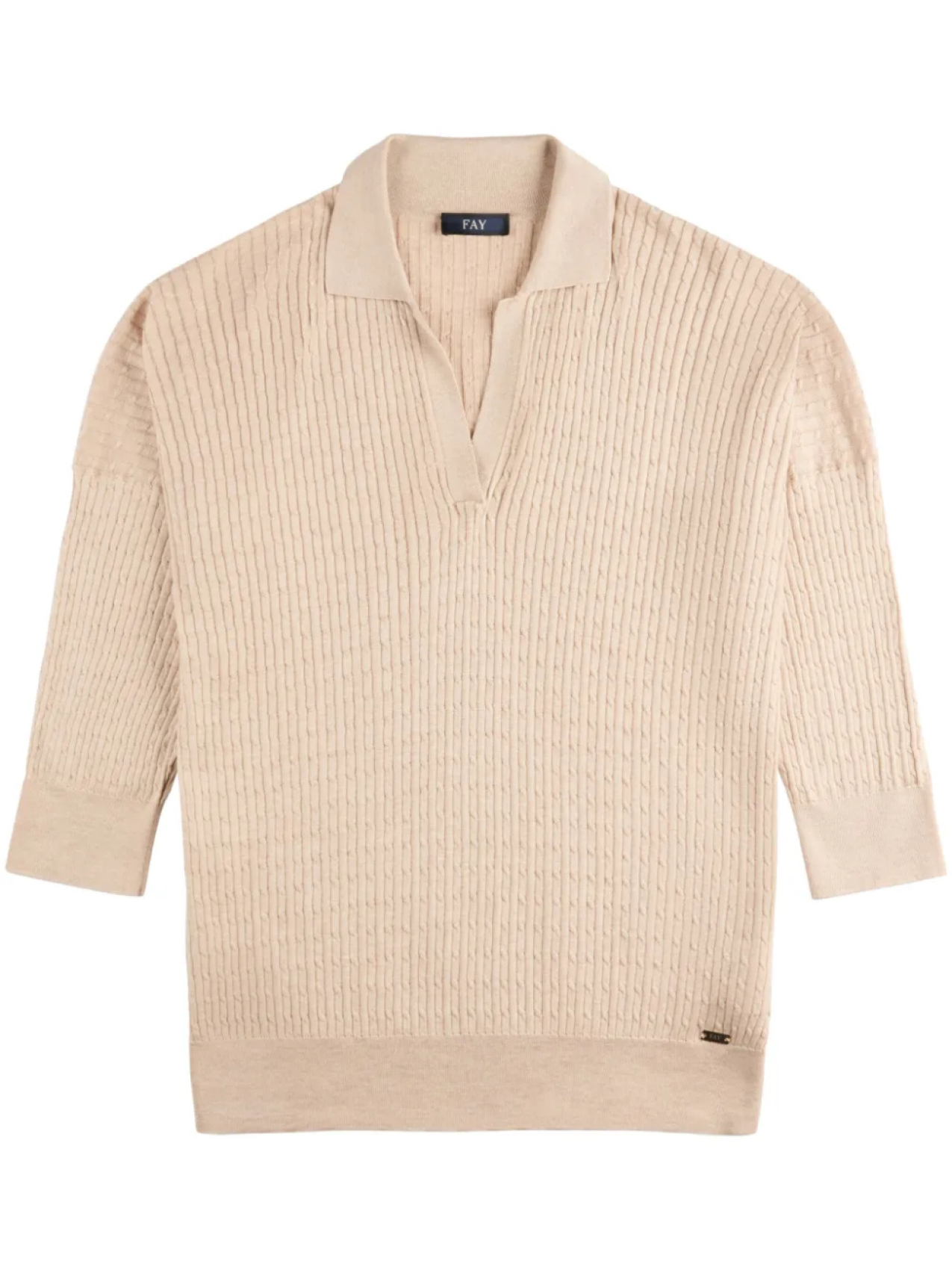 Fay рубашка поло фактурной вязки, нейтральный
Fay рубашка поло фактурной вязки, нейтральный