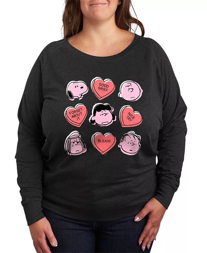 Топ размера плюс с круглым вырезом и принтом «Peanuts Valentines Day Candy Hearts» Hybrid Apparel, черный
Топ размера плюс с круглым вырезом и принтом «Peanuts Valentines Day Candy Hearts» Hybrid Apparel, черный