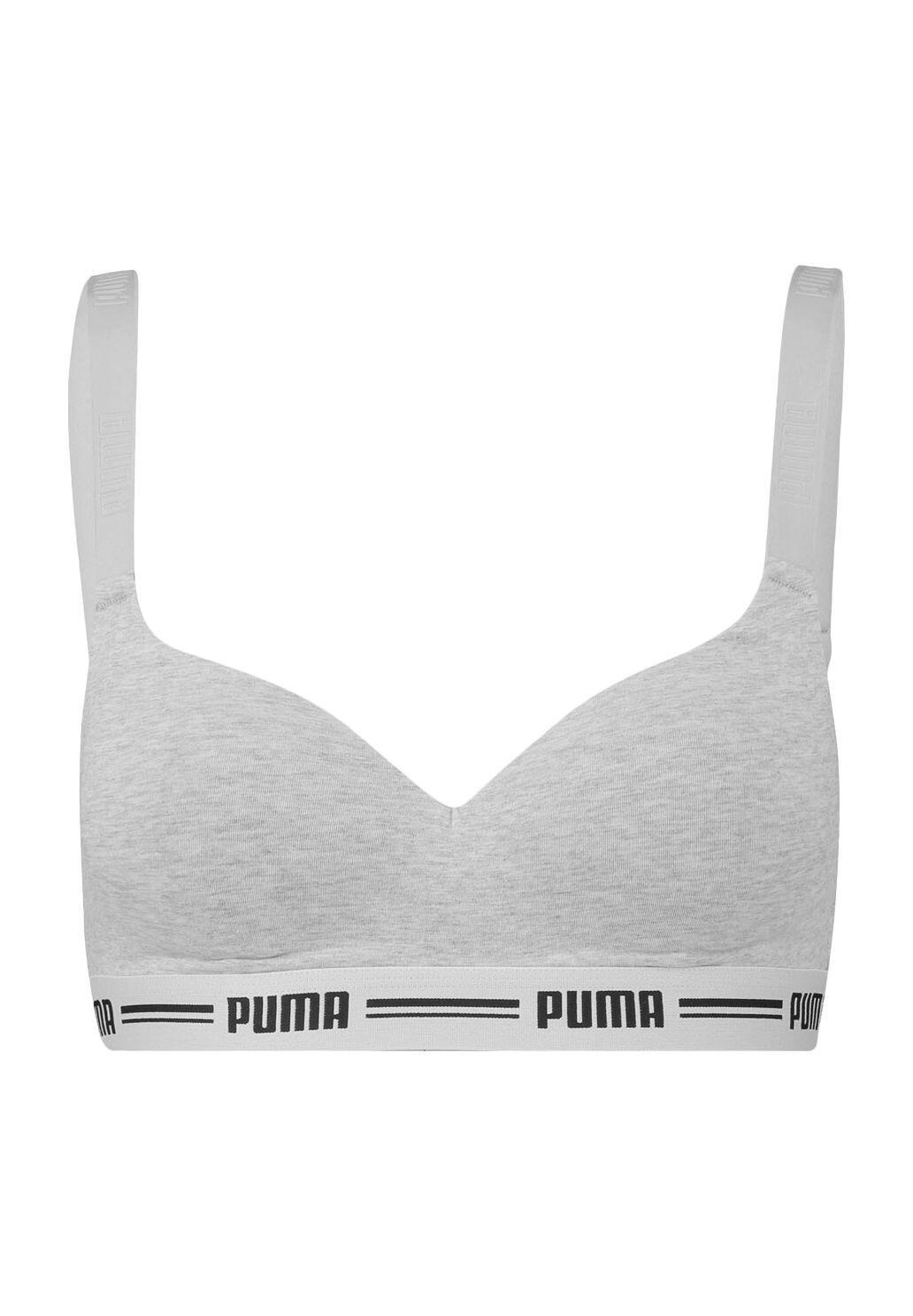 Женский бюстгальтер без косточек с чашками с логотипом PUMA, цвет Grey Melange
Женский бюстгальтер без косточек с чашками с логотипом PUMA, цвет Grey Melange