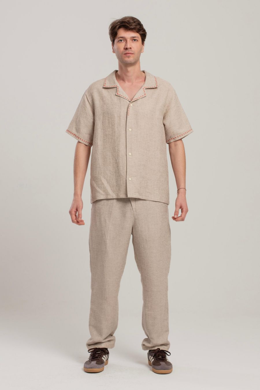 Мужская льняная рубашка Free Heaven PCFG, Beige
Мужская льняная рубашка Free Heaven PCFG, Beige