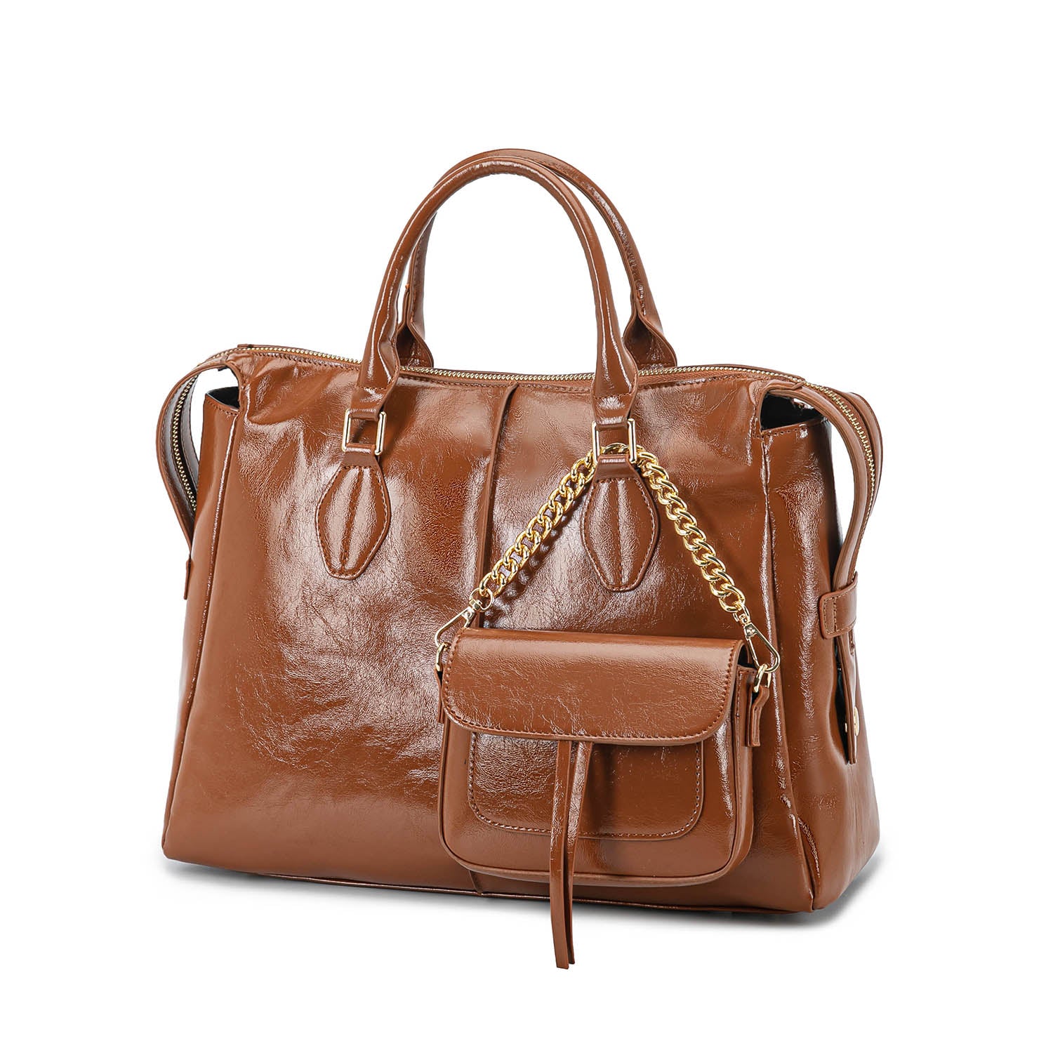 Большая универсальная сумка-кошелек Yareli Tote от Mia K MKF Collection By Mia K., коричневый
Большая универсальная сумка-кошелек Yareli Tote от Mia K MKF Collection By Mia K., коричневый