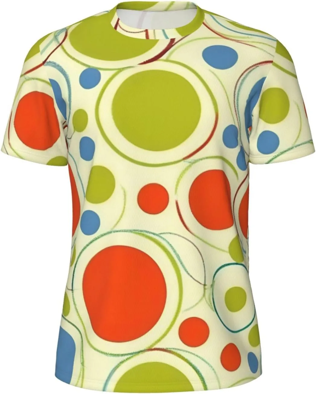 Яркая футболка с ретро-принтом для лета SDFHU
Яркая футболка с ретро-принтом для лета SDFHU