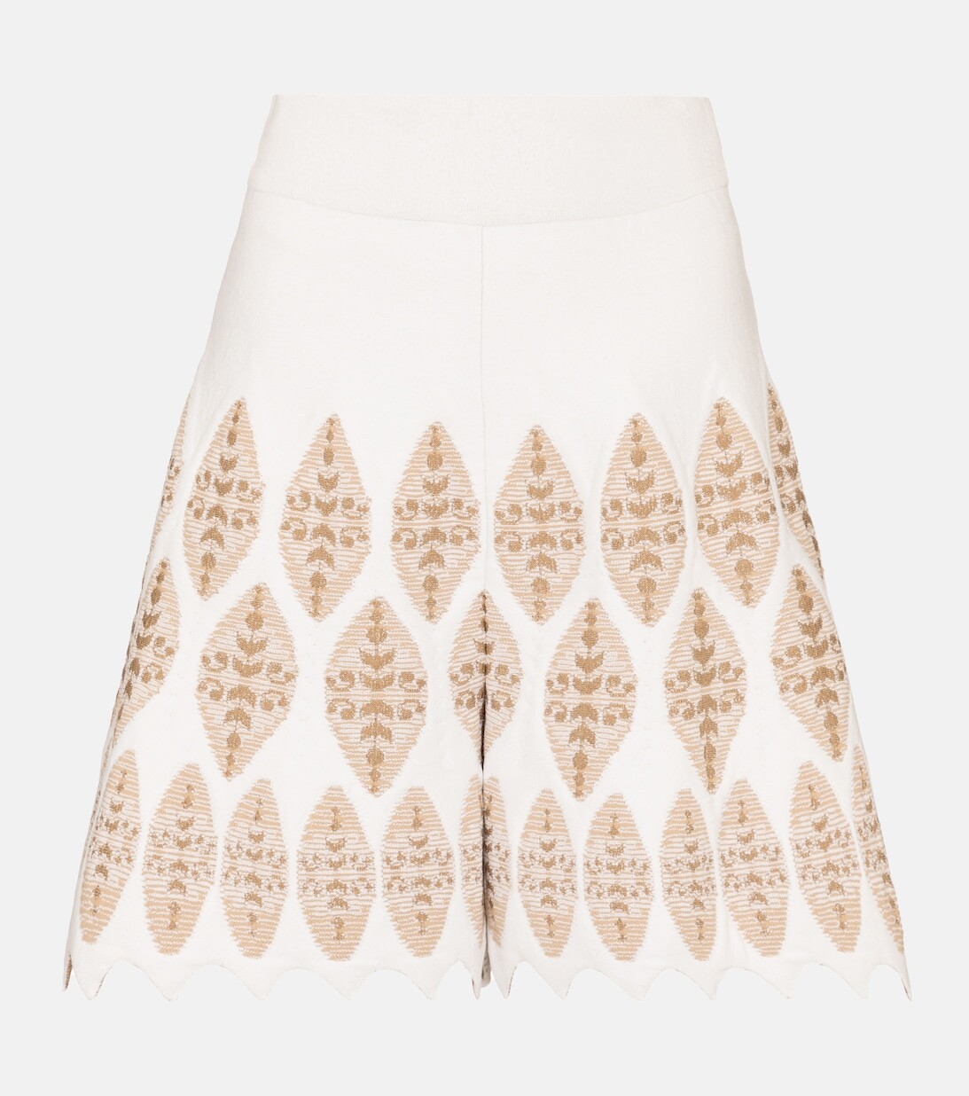 Жаккардовые шорты с завышенной талией ALAÏA, белый
Жаккардовые шорты с завышенной талией ALAÏA, белый