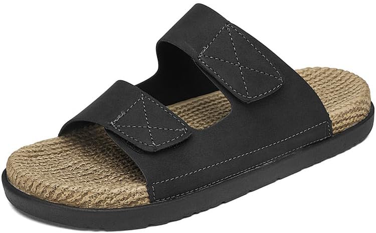 Мужские сандалии с пробковой стелькой Asifn, открытый носок, регулируемые, повседневные, легкие, удобные, плоские обувь, черный
Мужские сандалии с пробковой стелькой Asifn, открытый носок, регулируемые, повседневные, легкие, удобные, плоские обувь, черный