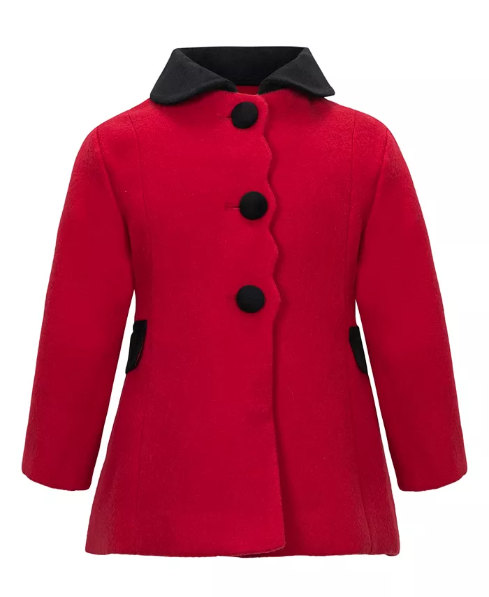 Детская куртка для девочек с волнистым краем и бархатной отделкой S Rothschild & Co, красный
Детская куртка для девочек с волнистым краем и бархатной отделкой S Rothschild & Co, красный