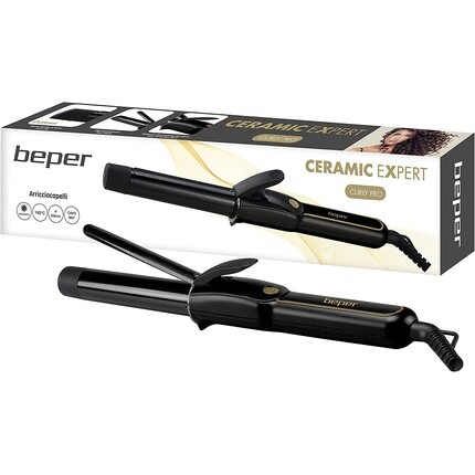 P301Pis001 щипцы для завивки с керамическим покрытием, диаметр 25 мм, максимальная температура 180 градусов, черные - маленькие, Beper
P301Pis001 щипцы для завивки с керамическим покрытием, диаметр 25 мм, максимальная температура 180 градусов, черные - маленькие, Beper