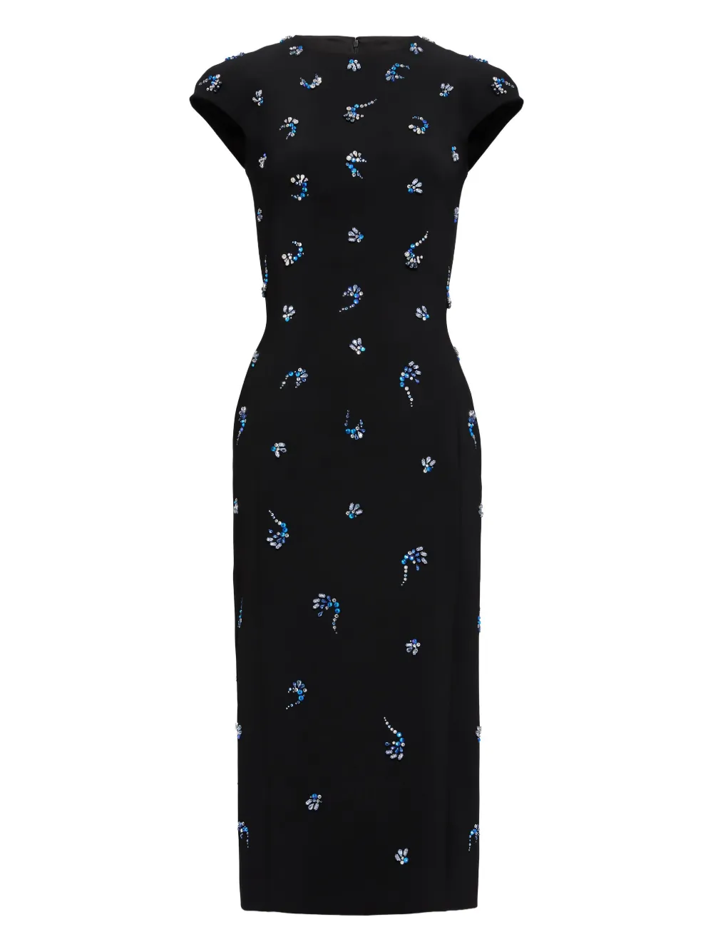 Платье миди с рукавами кап Jenny Packham, синий
Платье миди с рукавами кап Jenny Packham, синий