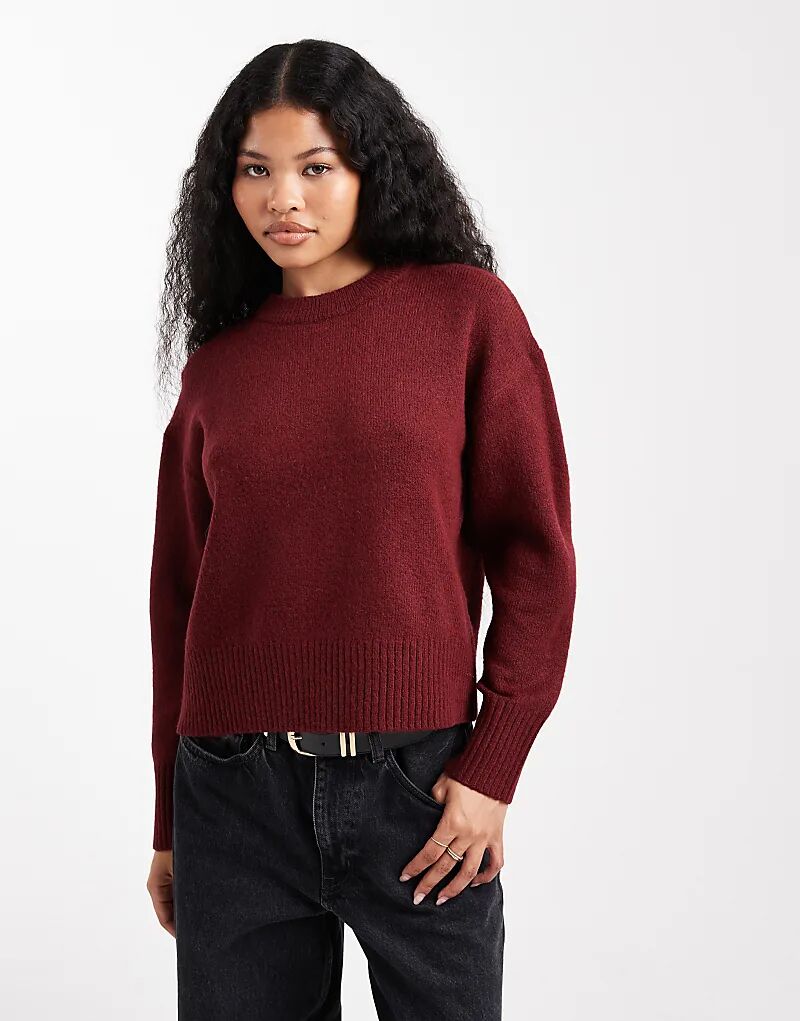 Джемпер New Look Petite с круглым вырезом в бордовом цвете
Джемпер New Look Petite с круглым вырезом в бордовом цвете