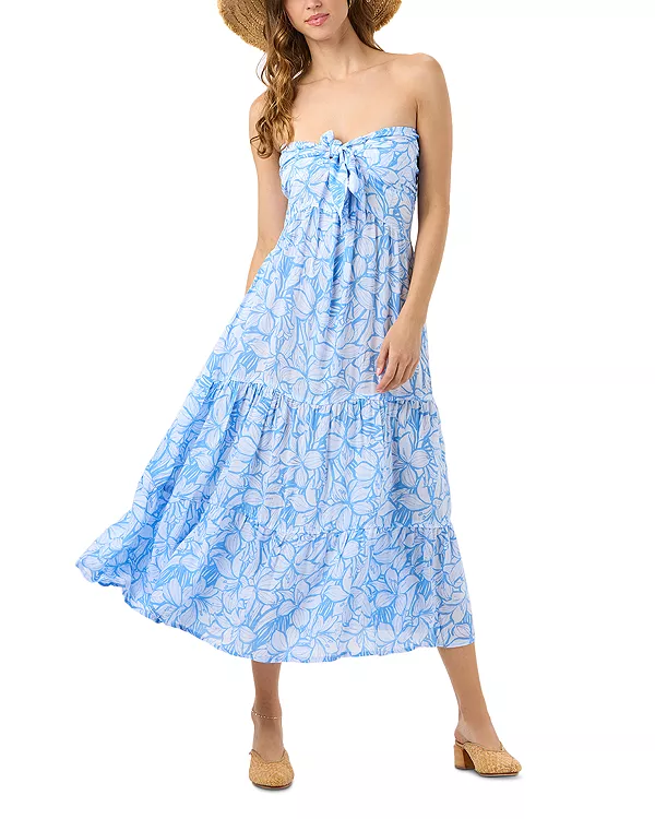 Платье без бретелей с ярусным верхом Lei Tiare Hawaii, синий
Платье без бретелей с ярусным верхом Lei Tiare Hawaii, синий