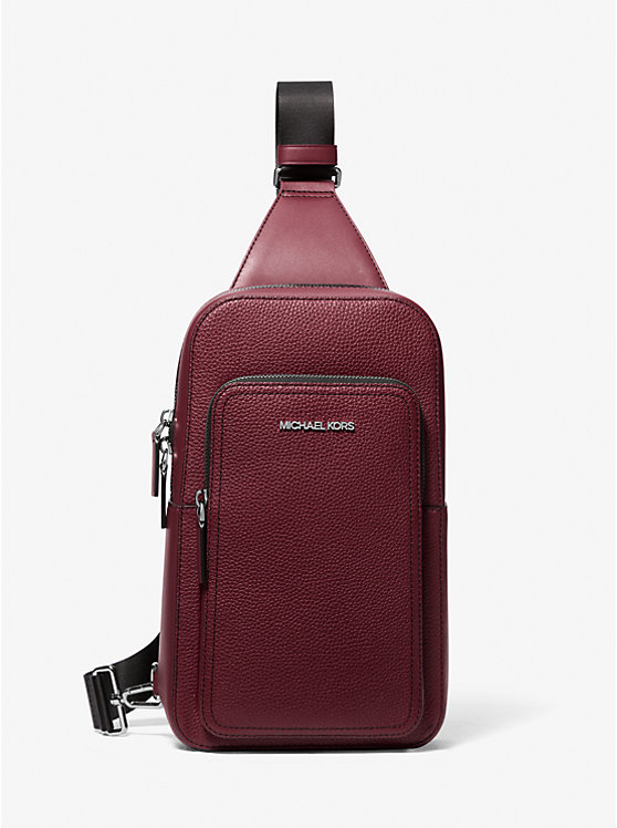 Тонкая сумка-слинг Cooper из шагреневой кожи для поездок на работу Michael Kors, красный
Тонкая сумка-слинг Cooper из шагреневой кожи для поездок на работу Michael Kors, красный