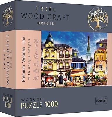 Trefl, деревянный пазл Wood Craft, Французская улица, 1000 шт.
Trefl, деревянный пазл Wood Craft, Французская улица, 1000 шт.