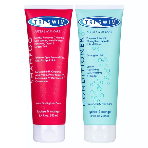 Набор для волос после купания: шампунь, 250 мл + кондиционер для волос, 250 мл Triswim
Набор для волос после купания: шампунь, 250 мл + кондиционер для волос, 250 мл Triswim