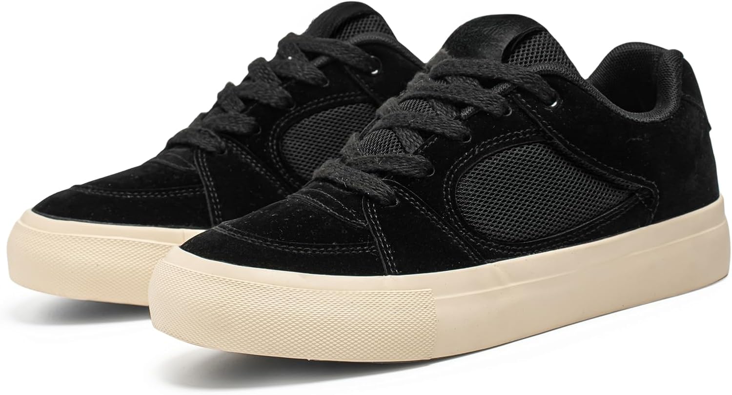 Мужские кроссовки Netehadi из замши с вырезами, на платформе, шнуровкой, повседневные, низкие, дышащие, легкие, для ходьбы, тенниса и скейтбординга, черный
Мужские кроссовки Netehadi из замши с вырезами, на платформе, шнуровкой, повседневные, низкие, дышащие, легкие, для ходьбы, тенниса и скейтбординга, черный