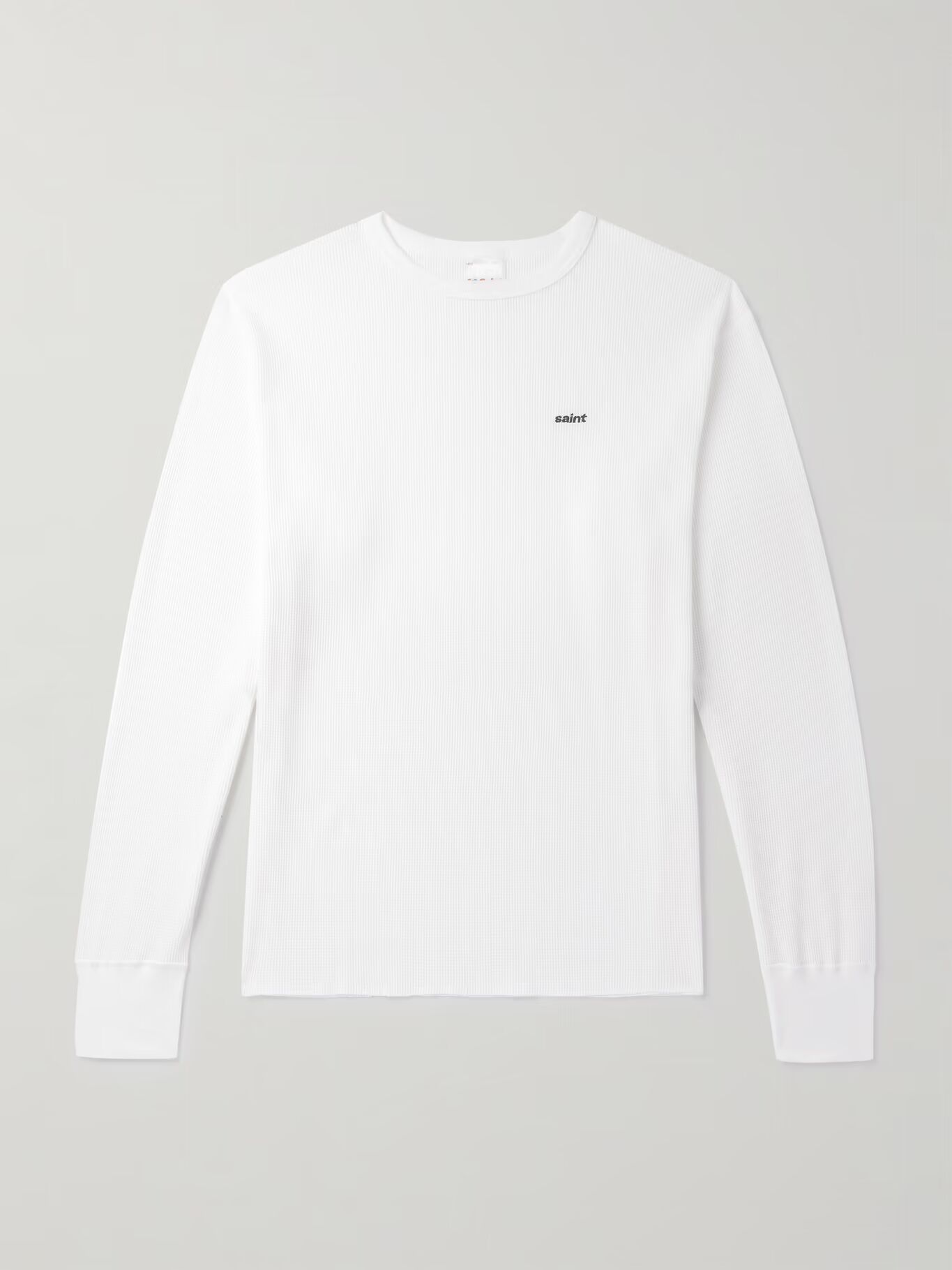 Футболка из хлопка вафельной вязки с вышитым логотипом большого размера SAINT MXXXXXX, белый
Футболка из хлопка вафельной вязки с вышитым логотипом большого размера SAINT MXXXXXX, белый
