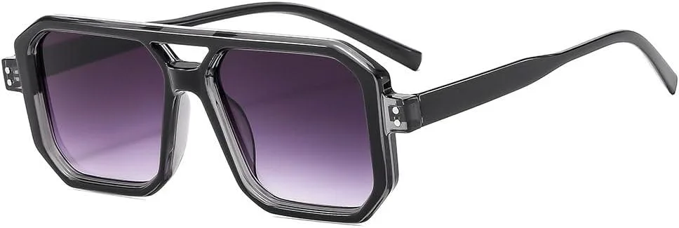 Винтажные солнцезащитные очки с двойной перемычкой для женщин, роскошная оправа, солнцезащитные очки для женщин с защитой от УФ-излучения UV400 LVTFCO, Gray
Винтажные солнцезащитные очки с двойной перемычкой для женщин, роскошная оправа, солнцезащитные очки для женщин с защитой от УФ-излучения UV400 LVTFCO, Gray