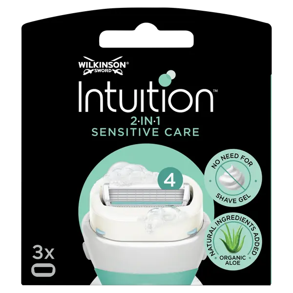 Кассеты для бритвы, 3 шт/1 упаковка Wilkinson Sword intuition sensitive care
Кассеты для бритвы, 3 шт/1 упаковка Wilkinson Sword intuition sensitive care