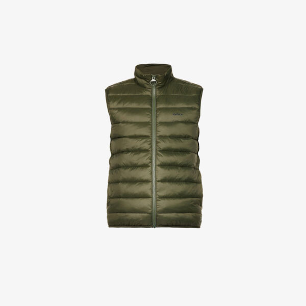 Утепленный жилет прямого кроя bretby Barbour, хаки 
Утепленный жилет прямого кроя bretby Barbour, хаки