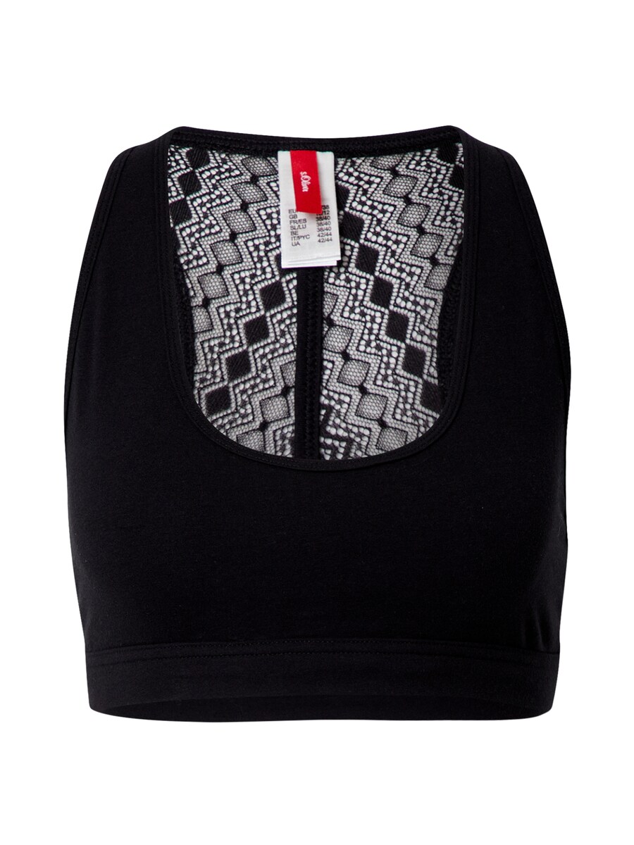 Обычный бюстгальтер s.Oliver, черный
Обычный бюстгальтер s.Oliver, черный