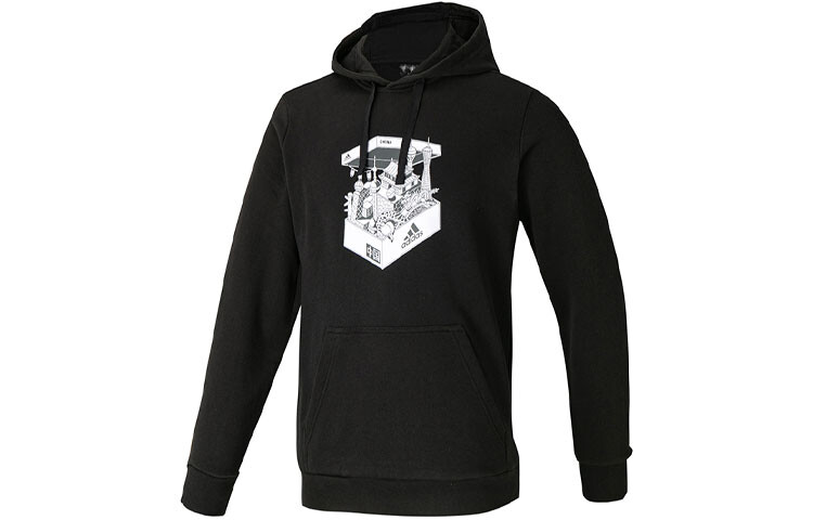 Толстовка мужская черная Adidas, черный
Толстовка мужская черная Adidas, черный