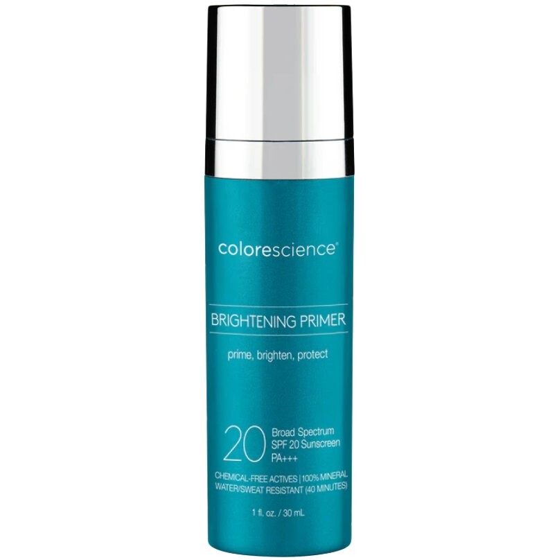 Colorescience, Осветляющая кожу праймер для лица SPF20, осветляющая основа с SPF, 30 мл
Colorescience, Осветляющая кожу праймер для лица SPF20, осветляющая основа с SPF, 30 мл