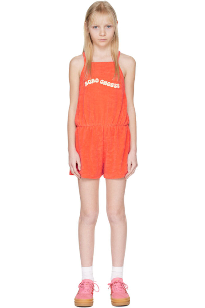 Детский оранжевый волнистый комбинезон из махровой ткани «Bobo Choses»
Детский оранжевый волнистый комбинезон из махровой ткани «Bobo Choses»