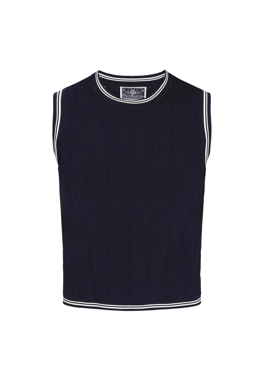 Вязаный топ DreiMaster Maritim Nautical, темно-синий
Вязаный топ DreiMaster Maritim Nautical, темно-синий