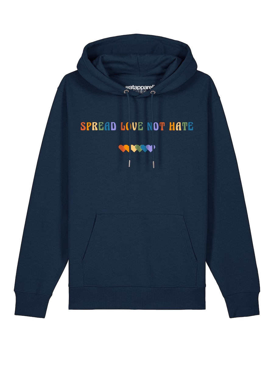 Толстовка Watapparel Spread Love not Hate, темно-синий
Толстовка Watapparel Spread Love not Hate, темно-синий