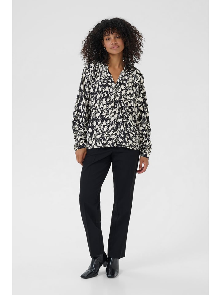 Kaffe Черно-белая блузка
Kaffe Черно-белая блузка