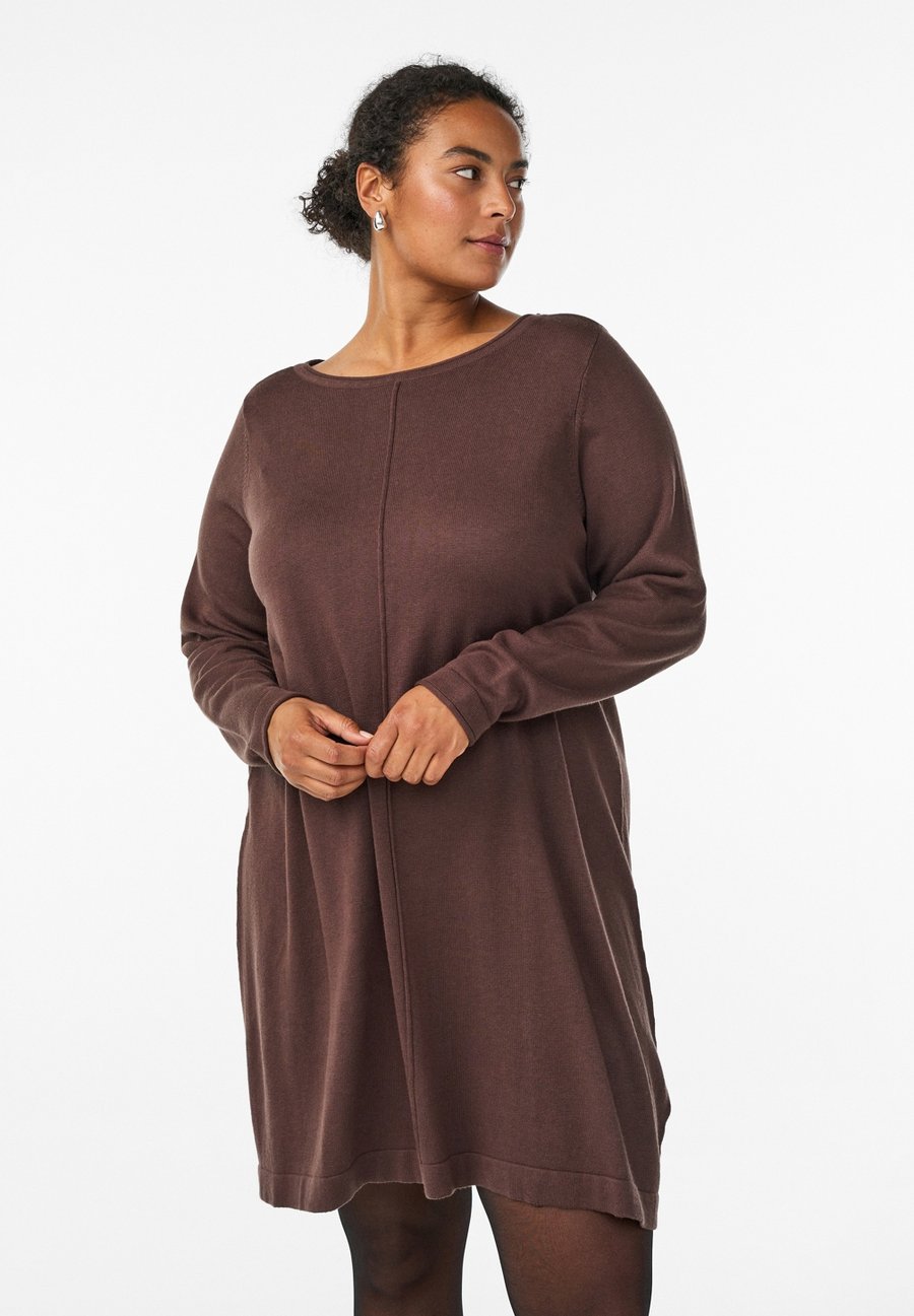Платье Zizzi Jumper dress, Seal Brown/Brown
Платье Zizzi Jumper dress, Seal Brown/Brown