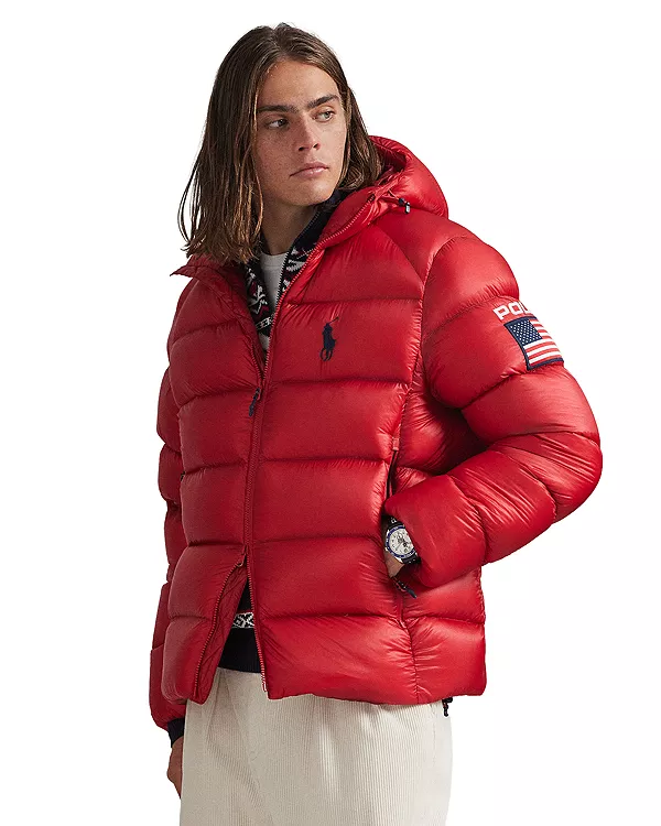 Пуховая куртка с флагом боярышника Polo Ralph Lauren, красный
Пуховая куртка с флагом боярышника Polo Ralph Lauren, красный