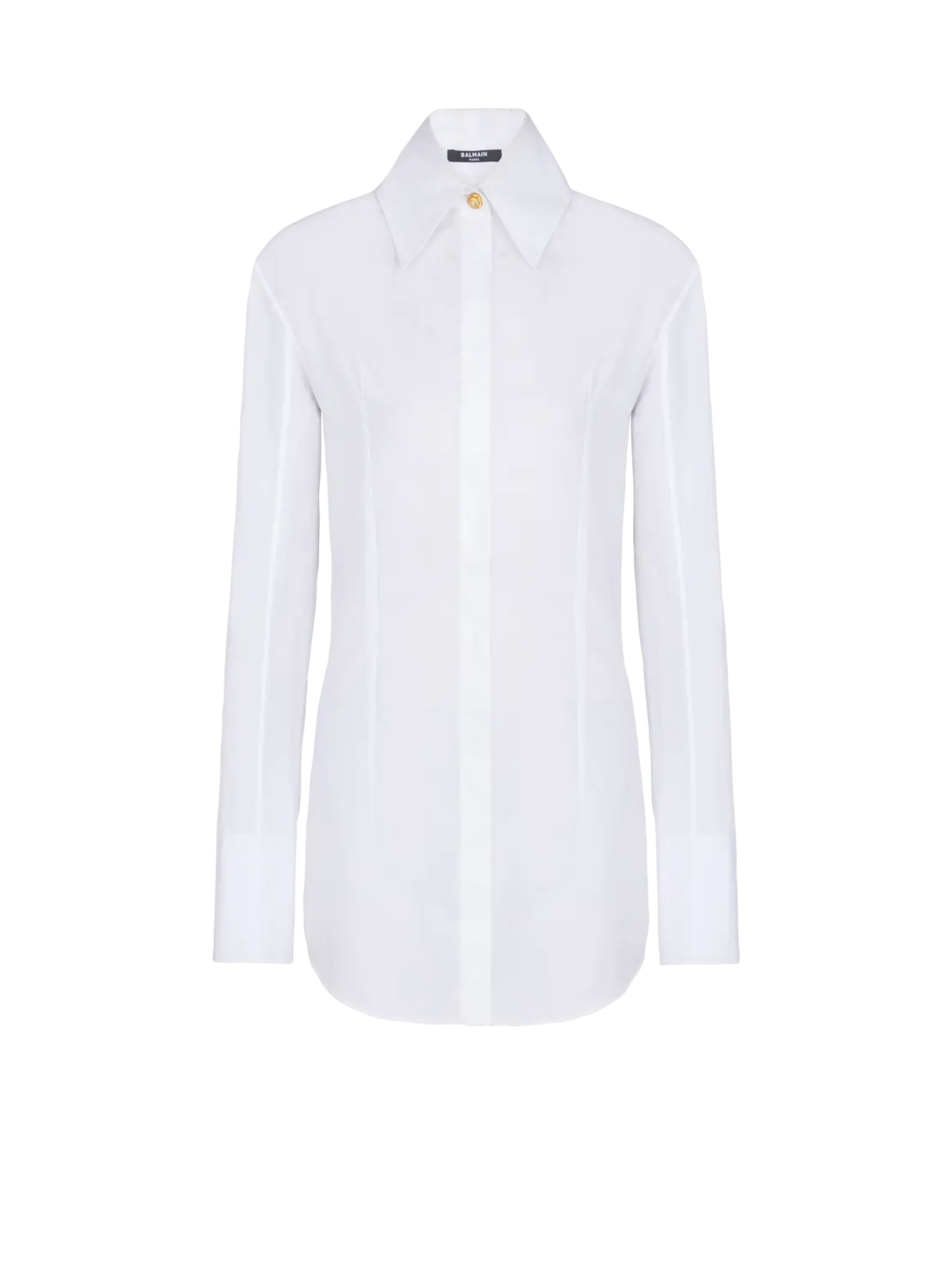 Рубашка из хлопкового поплина Balmain, белый
Рубашка из хлопкового поплина Balmain, белый