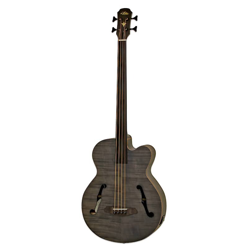 Басс гитара Aria FEB-F2/FL-STBK Flame Nato Top Nato Neck 4-String Fretless Acoustic Bass Guitar w/Gig Bag - Stained Black
Басс гитара Aria FEB-F2/FL-STBK Flame Nato Top Nato Neck 4-String Fretless Acoustic Bass Guitar w/Gig Bag - Stained Black