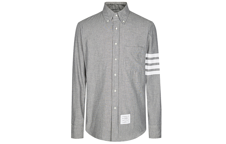 Джинсовая рубашка на 4 пуговицах THOM BROWNE, серый
Джинсовая рубашка на 4 пуговицах THOM BROWNE, серый