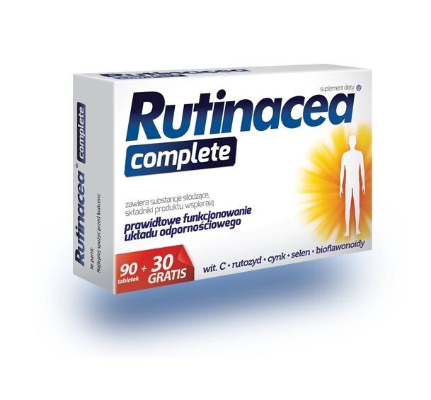 Препарат, укрепляющий иммунитет Rutinacea Complete, 120 шт
Препарат, укрепляющий иммунитет Rutinacea Complete, 120 шт
