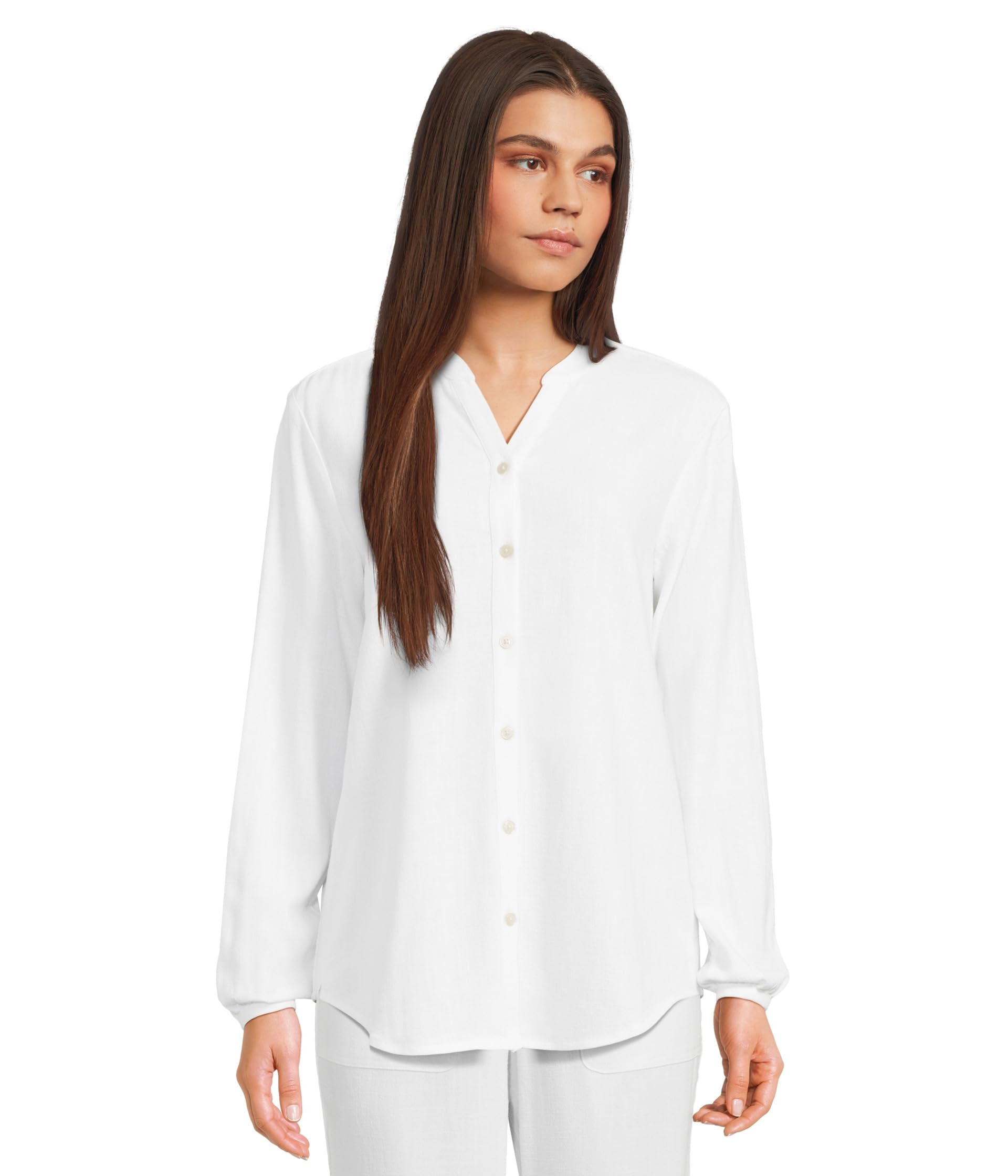 Блуза Barefoot Dreams Linen Blend Blouse, белый
Блуза Barefoot Dreams Linen Blend Blouse, белый