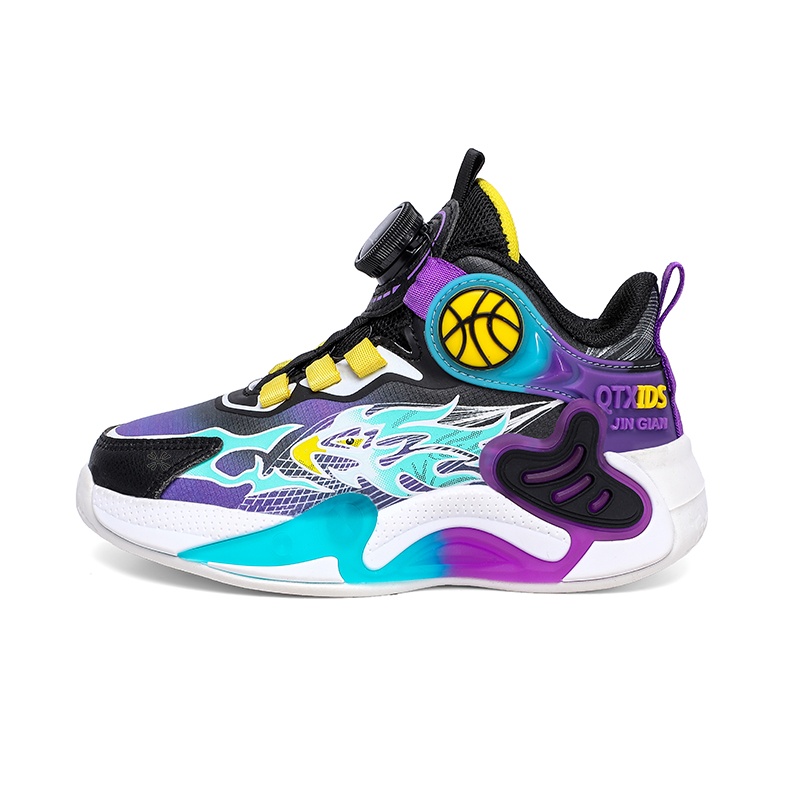 Детские баскетбольные кроссовки средней высоты YUZHAOLIN, черный/фиолетовый
Детские баскетбольные кроссовки средней высоты YUZHAOLIN, черный/фиолетовый