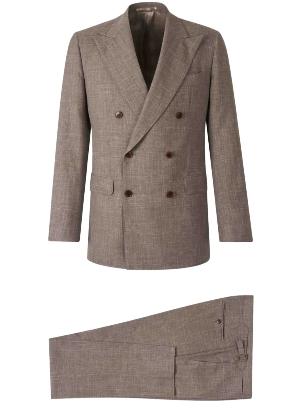 Костюм с двубортным пиджаком Atelier Munro, нейтральный
Костюм с двубортным пиджаком Atelier Munro, нейтральный