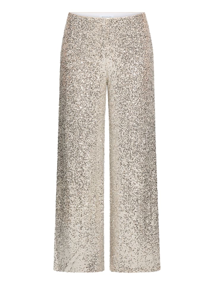 Брюки-карго с пайетками кремового/серебристого цвета BETTY & CO
Брюки-карго с пайетками кремового/серебристого цвета BETTY & CO