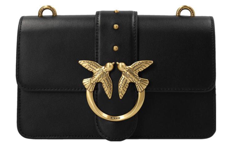 PINKO Кожаная сумка через плечо женская черная
PINKO Кожаная сумка через плечо женская черная