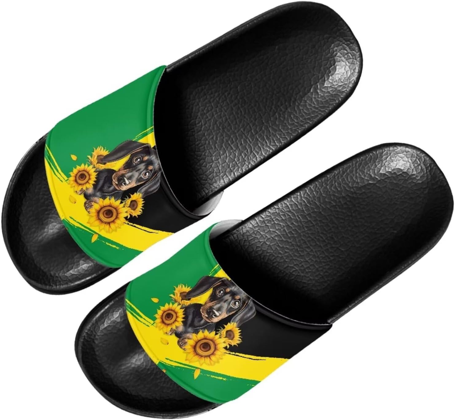 Женские сандалии Forchrinse Retro с пчелой и подсолнухом, с поддержкой свода стопы, летние плоские тапочки для дома и улицы, Jamaican Dachshund
Женские сандалии Forchrinse Retro с пчелой и подсолнухом, с поддержкой свода стопы, летние плоские тапочки для дома и улицы, Jamaican Dachshund