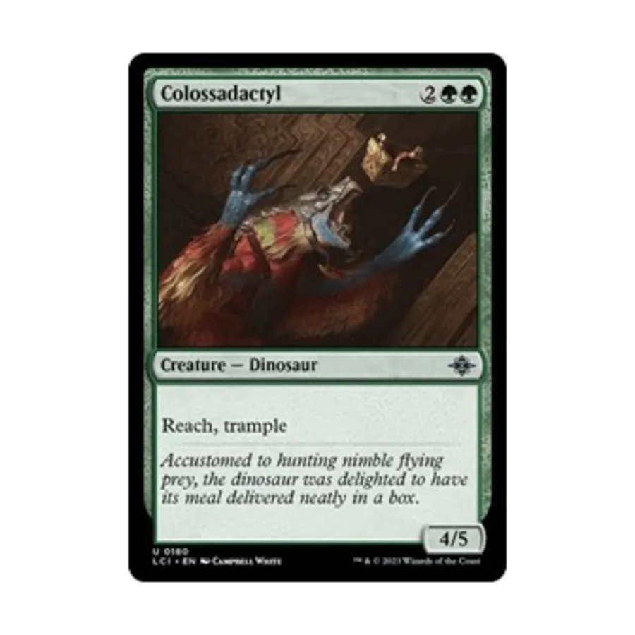 CCG Колоссадактиль (U), MTG - The Lost Caverns of Ixalan
CCG Колоссадактиль (U), MTG - The Lost Caverns of Ixalan