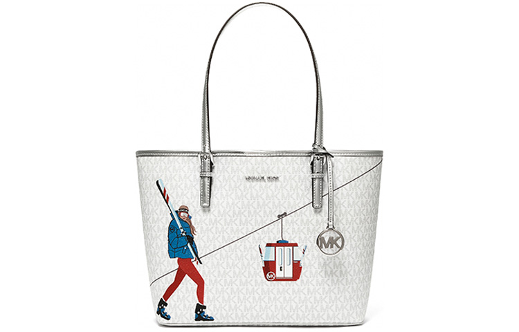 Сумка-шоппер Jet Set из искусственной кожи, средний размер, женская, бело-серебристая MICHAEL KORS
Сумка-шоппер Jet Set из искусственной кожи, средний размер, женская, бело-серебристая MICHAEL KORS