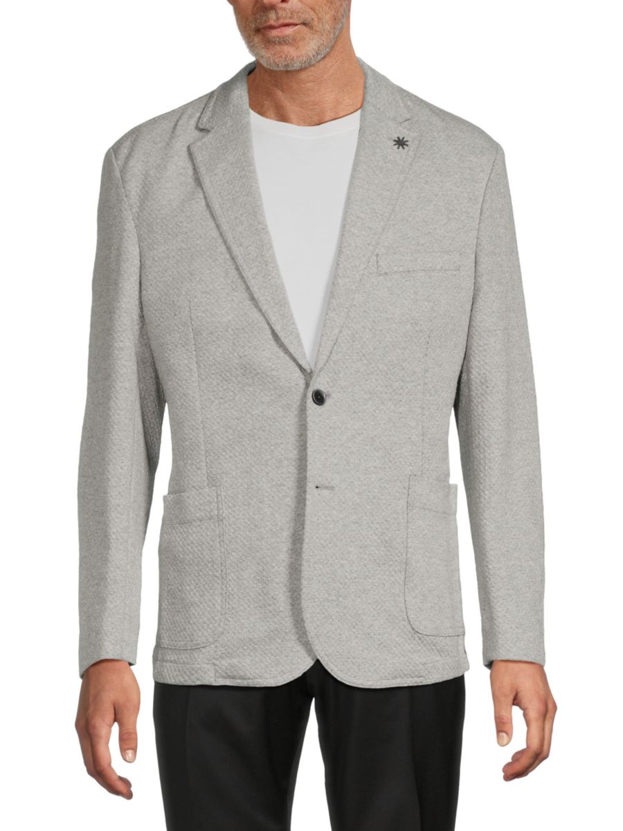 Фактурное спортивное пальто современного кроя C-LAB NYC, светло-серый
Фактурное спортивное пальто современного кроя C-LAB NYC, светло-серый