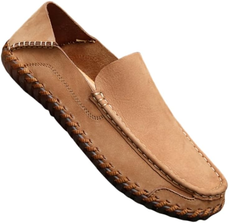 Мужские повседневные лоферы, легкие и модные, сшитые туфли, подходят для ежедневной носки и общественных мероприятий Hoalox, светло-коричневый
Мужские повседневные лоферы, легкие и модные, сшитые туфли, подходят для ежедневной носки и общественных мероприятий Hoalox, светло-коричневый