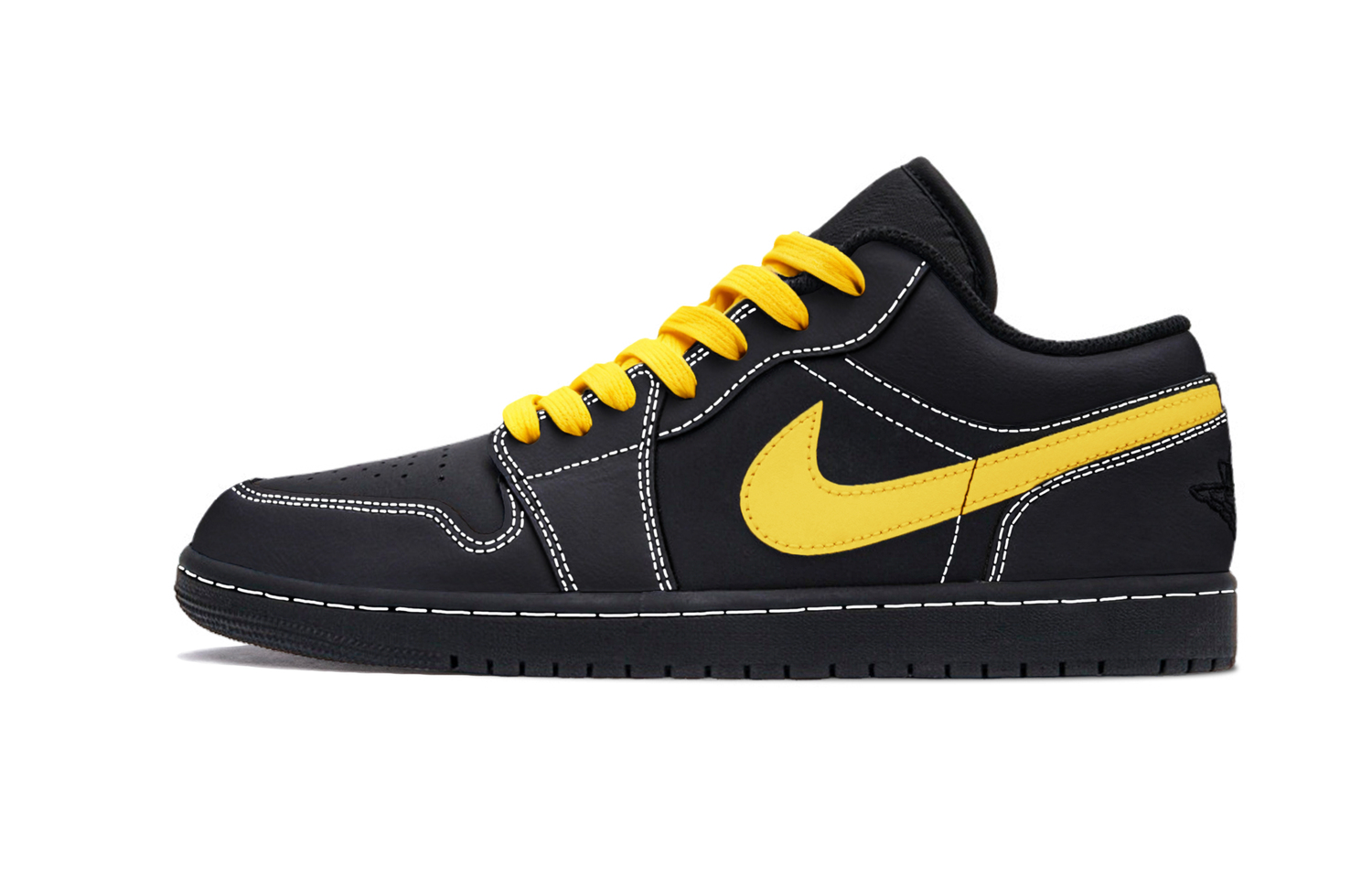 Jordan Air 1 Black Yellow AJ Cushioning, Wear Resistant Low top Vintage Basketball Shoes Men's Yellow Black
Jordan Air 1 Black Yellow AJ Cushioning, Wear Resistant Low top Vintage Basketball Shoes Men's Yellow Black