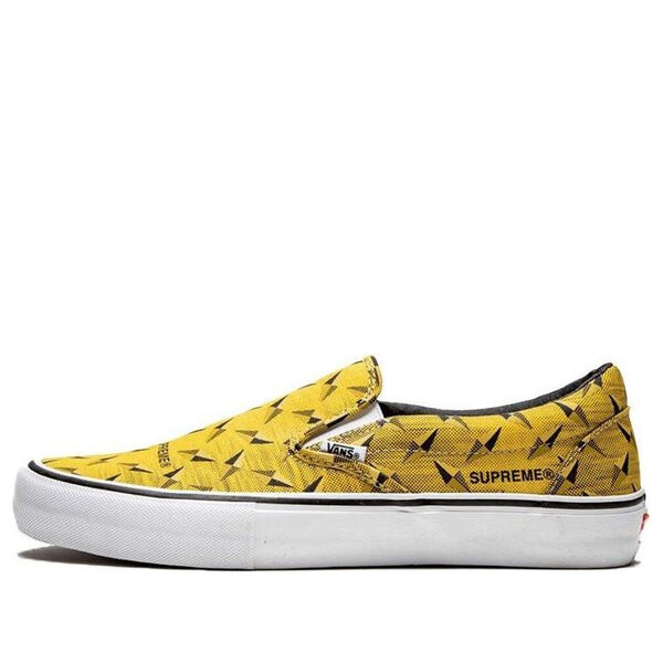 Кроссовки supreme x classic slip-on pro 'diamond plate yellow' Vans, желтый
Кроссовки supreme x classic slip-on pro 'diamond plate yellow' Vans, желтый